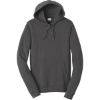 Custom Port & Co Fan Favorite Fleece Pullover Hooded Sweatshirt. Charcoal Gray