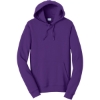 Custom Port & Co Fan Favorite Fleece Pullover Hooded Sweatshirt. Team Purple