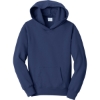 Custom Port & Co Youth Fan Favorite Fleece Pullover Hooded Sweatshirt. Team Navy Blue