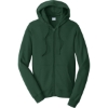 Custom Port & Co Fan Favorite Fleece Full-Zip Hooded Sweatshirt. Forest Green