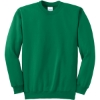 Custom Port & Co Essential Fleece Crewneck Sweatshirt. Kelly Green