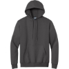 Custom Port & Co Essential Fleece Pullover Hooded Sweatshirt. Charcoal Gray