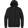 Custom Port & Co Essential Fleece Pullover Hooded Sweatshirt. Jet Black