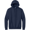 Custom Port & Co Essential Fleece Pullover Hooded Sweatshirt. Navy Blue