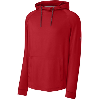 Custom Richardson Charge Performance Fleece Long Sleeve Hoodie Red