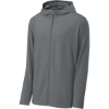 Custom Richardson Barrage Hooded Wind Jacket Charcoal Gray