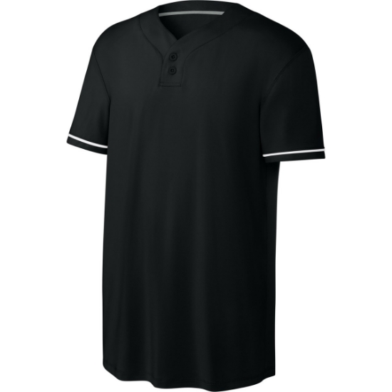 Custom Richardson Select 2-Button Baseball Jersey Black
