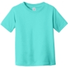Custom Rabbit Skins Toddler Fine Jersey Tee. Caribbean Blue