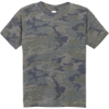 Custom Rabbit Skins Toddler Fine Jersey Tee. Vintage Camo Gray/Green