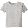 Custom Rabbit Skins Infant Fine Jersey Tee. Heather Gray