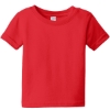 Custom Rabbit Skins Infant Fine Jersey Tee. Red