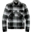 Custom Russell Outdoors Basin Jacket Deep Black/White/Gray Plaid