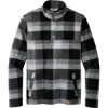 Custom Russell Outdoors Basin Snap Pullover RU551 Deep Black/White/Gray Plaid