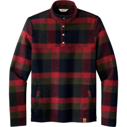 Custom Russell Outdoors Basin Snap Pullover RU551 Red/Black Plaid