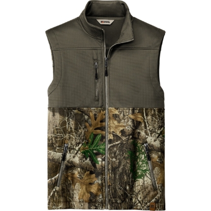 Custom Russell Outdoors Realtree Atlas Colorblock Soft Shell Vest CrgBr/RTEd