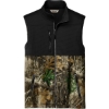Custom Russell Outdoors Realtree Atlas Colorblock Soft Shell Vest DpBlk/RTEd