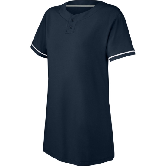 Custom Richardson Womens Select 2-Button Softball Jersey Navy Blue
