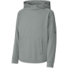 Custom Richardson Youth Charge Performance Fleece Long Sleeve Hoodie Grey