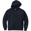 Custom Champion Reverse Weave Hooded Sweatshirt Navy Blue