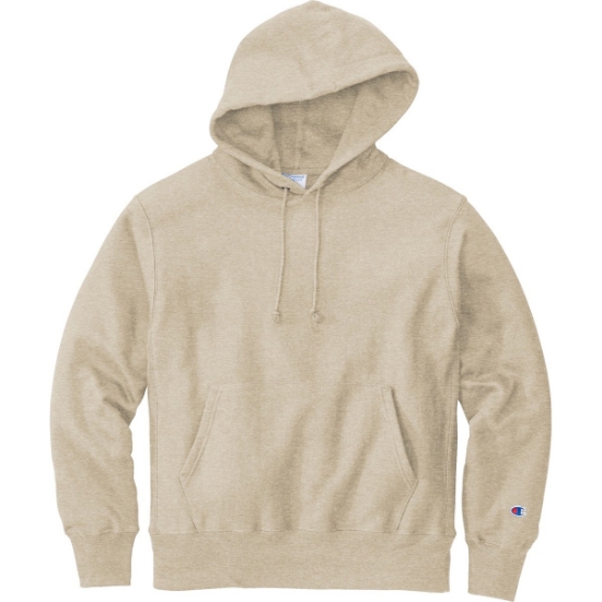 Custom Champion Reverse Weave Hooded Sweatshirt OatHthr