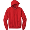 Custom Champion Powerblend Pullover Hoodie. Scarlet Red