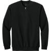 Custom Gildan Softstyle Midweight Fleece 1/4-Zip Black