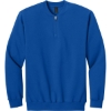 Custom Gildan Softstyle Midweight Fleece 1/4-Zip Royal Blue