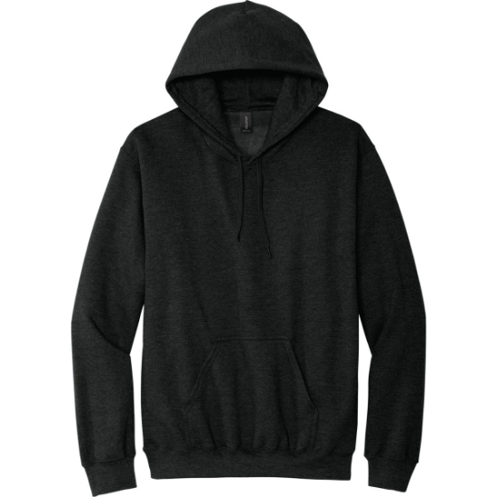 Custom Gildan Softstyle Midweight Pullover Hooded Sweatshirt Heather Black