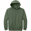 Custom Gildan Youth Softstyle Midweight Fleece Hoodie Military Green
