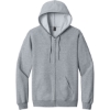 Custom Gildan Softstyle Midweight Fleece Full-Zip Hooded Sweatshirt Ring Spun Sport Gray
