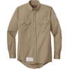 Custom Bulwark EXCEL FR ComforTouch Dress Uniform Shirt. Khaki Beige