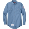 Custom Bulwark EXCEL FR ComforTouch Dress Uniform Shirt. Light Blue