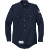 Custom Bulwark EXCEL FR ComforTouch Dress Uniform Shirt. Navy Blue