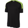 Custom Sport-Tek Competitor United Crew Black/Lime Shock Green