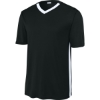 Custom Sport-Tek Competitor United V-Neck Black/White