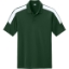 Custom Sport-Tek Competitor United Polo Forest Green/White