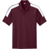 Custom Sport-Tek Competitor United Polo Maroon Red/White