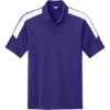 Custom Sport-Tek Competitor United Polo Purple/White