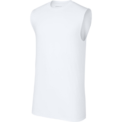 Custom Sport-Tek PosiCharge Compression Sleeveless Tee White