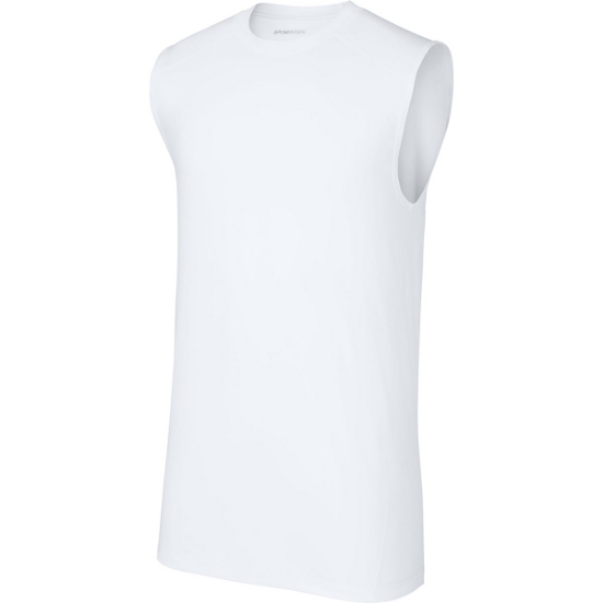 Custom Sport-Tek PosiCharge Compression Sleeveless Tee White