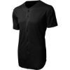 Custom Sport-Tek PosiCharge Tough Mesh Full-Button Jersey. Black