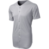 Custom Sport-Tek PosiCharge Tough Mesh Full-Button Jersey. Silver