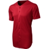 Custom Sport-Tek PosiCharge Tough Mesh Full-Button Jersey. True Red