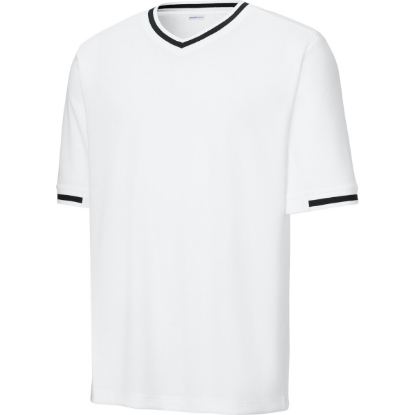 Custom Sport-Tek Tough Mesh V-Neck Baseball Jersey White