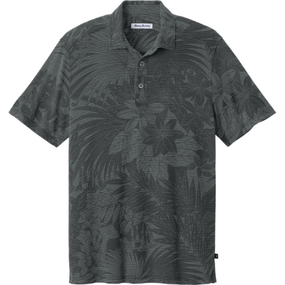 Custom Tommy Bahama Santiago Paradise Polo Coal Gray