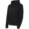 Custom Sport-Tek Sport-Wick Fleece Full-Zip Hooded Jacket. Black