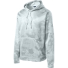 Custom Sport-Tek Sport-Wick CamoHex Fleece Hooded Pullover. White