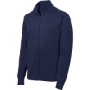 Custom Sport-Tek Sport-Wick Fleece Full-Zip Jacket. Navy Blue