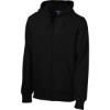 Custom Sport-Tek Full-Zip Hooded Sweatshirt. Black