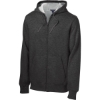 Custom Sport-Tek Full-Zip Hooded Sweatshirt. Graphite Heather Gray